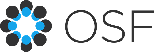 logo, Open Science Framework (OSF).