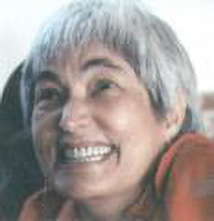 Close up portrait of Judith S. Rowe