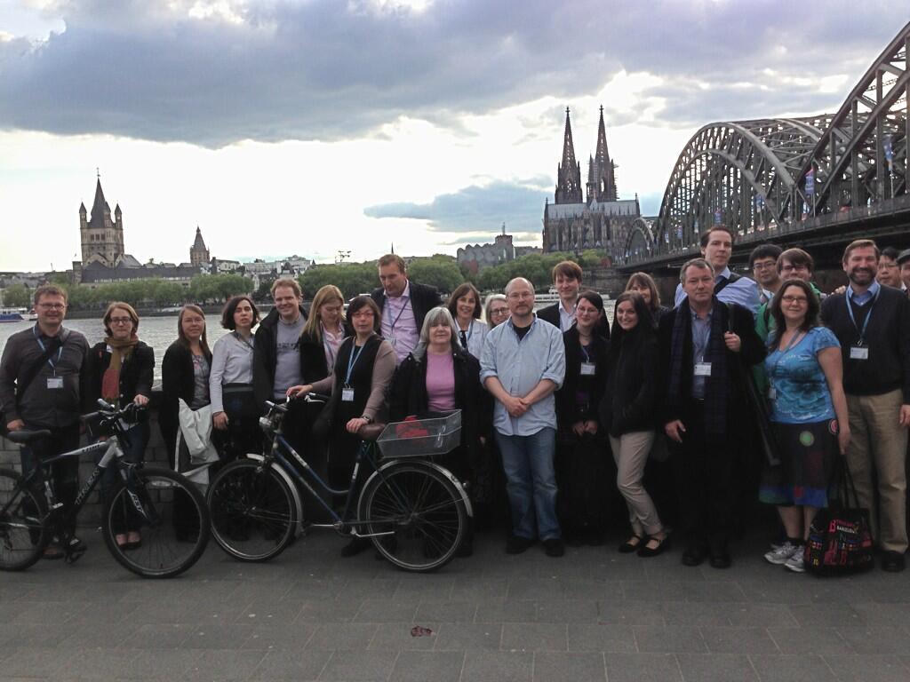 Group photo of some IASSIST 2013 attendees in Köln